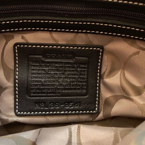 Coach Small Genuine Leather Hobo